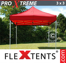 Faltzelt Pro Xtreme 3x3 m, Rot - verkauf von Alupavillon