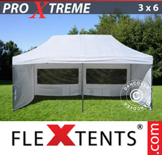 Faltzelt Pro Pack Xtreme 3x6 m mit 6 Wänden. Weiß - verkauf von Alupavillon