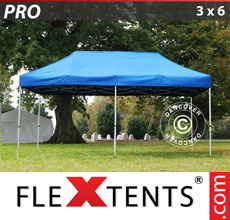 Faltzelt FleXtents Pro 3x6 m aus, blau - verkauf von Alupavillon