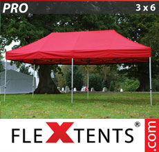 Faltzelt FleXtents Pro 3x6 m aus, rot - verkauf von Alupavillon